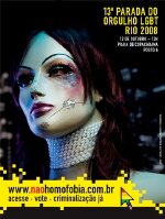 Affiche Gay Pride Rio 2008