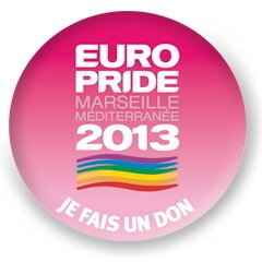 Sticker de don pour l'EuroPride 2013