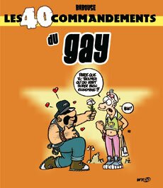 Livre Les 40 Commandements du gay