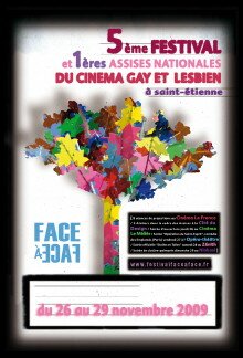 Affiche Festival LGBT de Saint-Étienne