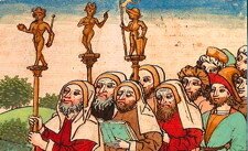 Dessin religieux du Moyen-Âge