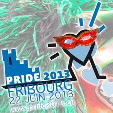 Logo Pride 2013 à Fribourg